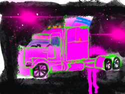 An Unordinary Truck by Aiden, age 8