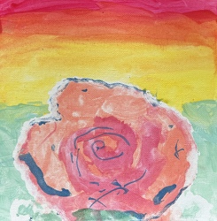 Sunset Rose by Kathy, age 16