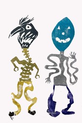 Two Friends by Shane, age 9