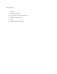 Beauty Journal by Yuvia, age 17